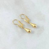 Hoop Earrings Tears 0.7gr / 2.3cm / Yellow Gold 18K ©