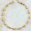 Pulso Rustico GC Rombo diamandato 3.25gr / 20cm-Oro Amarillo 18K