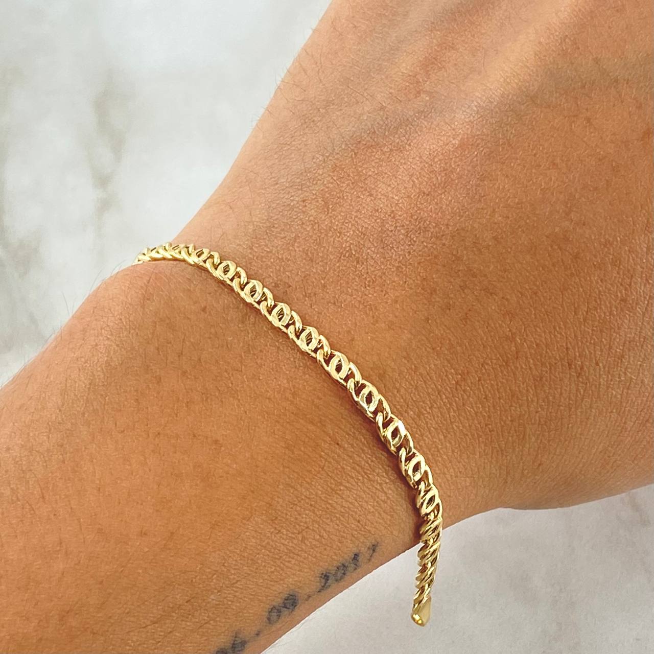 Bracelet Garibaldi 3.5gr / 20.5cm / 3.4mm Yellow Gold +3 18K ©