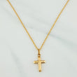 Rope Chain Set + Cross Pendant / 1.6gr / 23 1/2 in 18K Yellow Gold