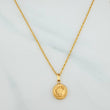Set Rope Chain + Pendant Crown / 1.75gr / 23 1/2 in Yellow Gold 18K