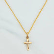 Rope Chain Set + Cross Pendant / 1.85gr / 23 1/2 in 18K Yellow Gold