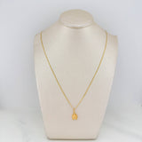 Set Flat Mariner Chain + Horse Shoe Pendant / 2.15gr / 19 3/4 in Three Golds 18K