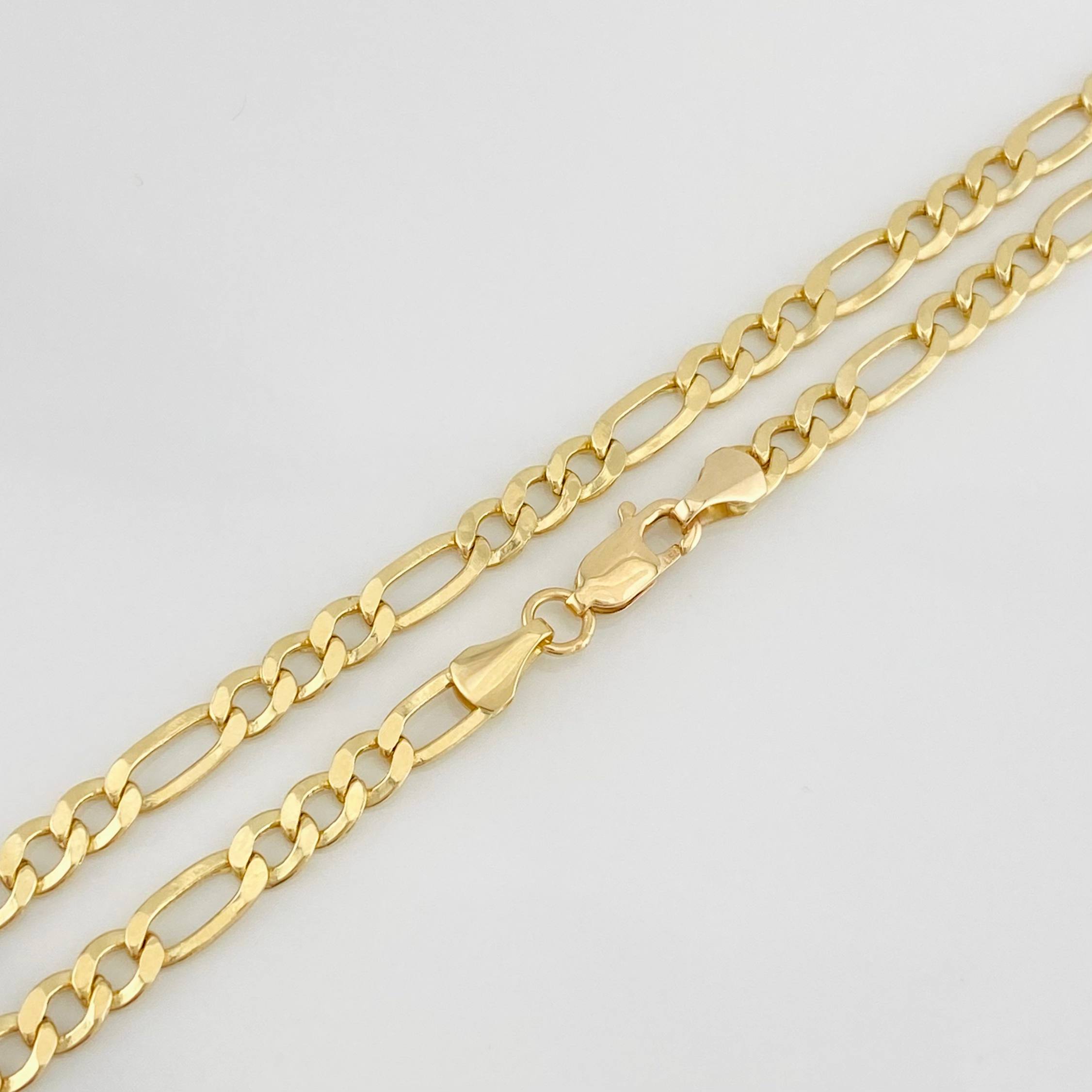 Figaro Chain 8.95g / 24 in / 4.03mm Yellow Gold 18K