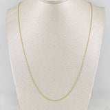 Cadena Aro Seguido 1.3g / 45cm / 0.82mm Oro Amarillo 18K