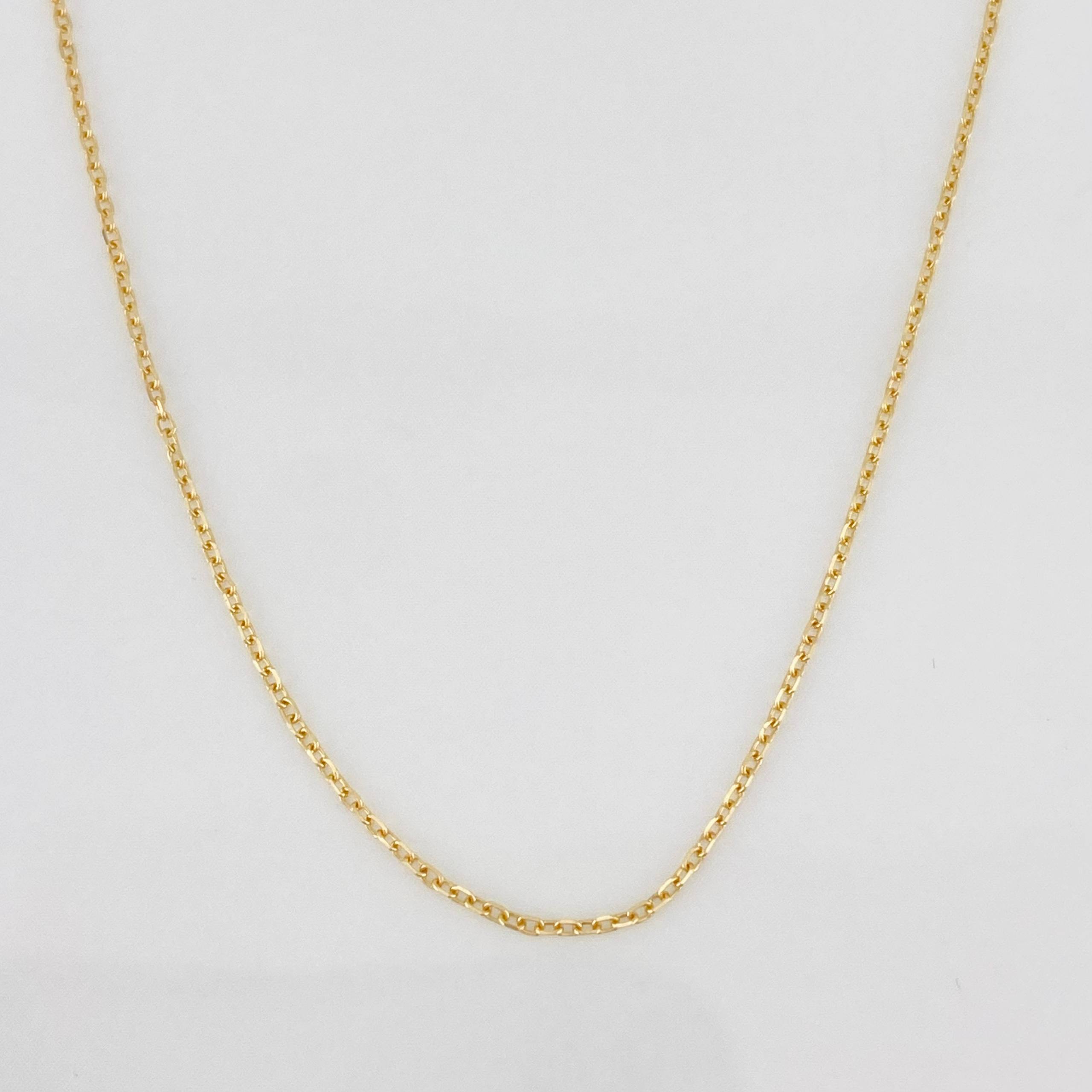 Cadena Aro Seguido 1.3g / 45cm / 0.82mm Oro Amarillo 18K