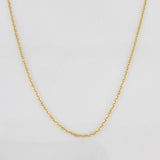Cadena Aro Seguido 1.3g / 45cm / 0.82mm Oro Amarillo 18K