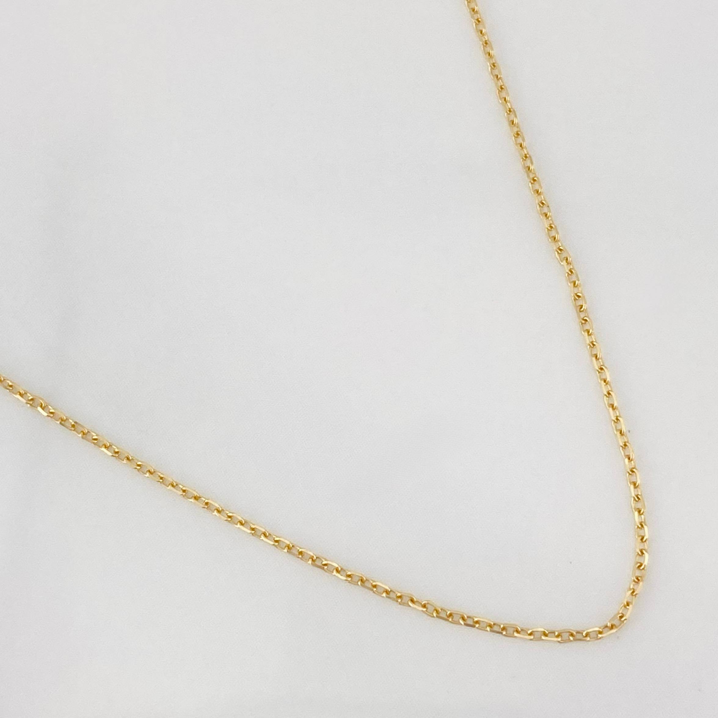 Cadena Aro Seguido 1.3g / 45cm / 0.82mm Oro Amarillo 18K
