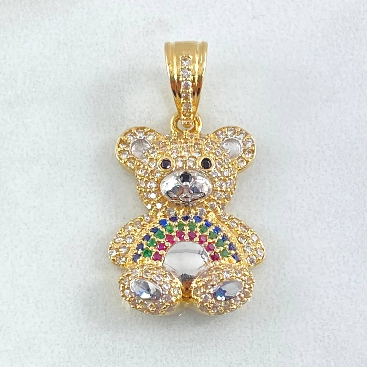Rainbow Bear Pendant 4.9gr / 3cm / 18K Gold