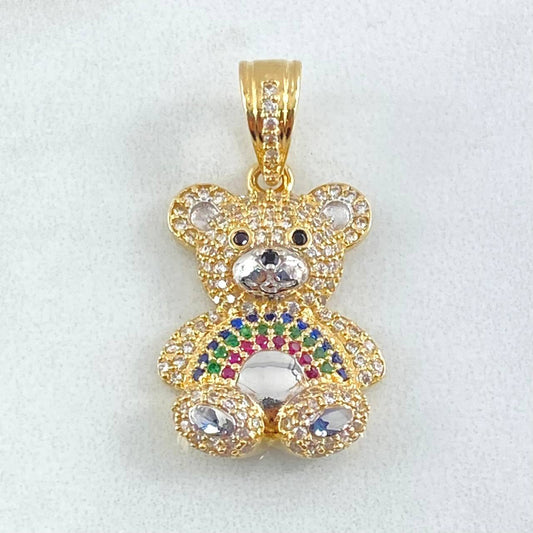 Rainbow Bear Pendant 4.9gr / 3cm / 18K Gold