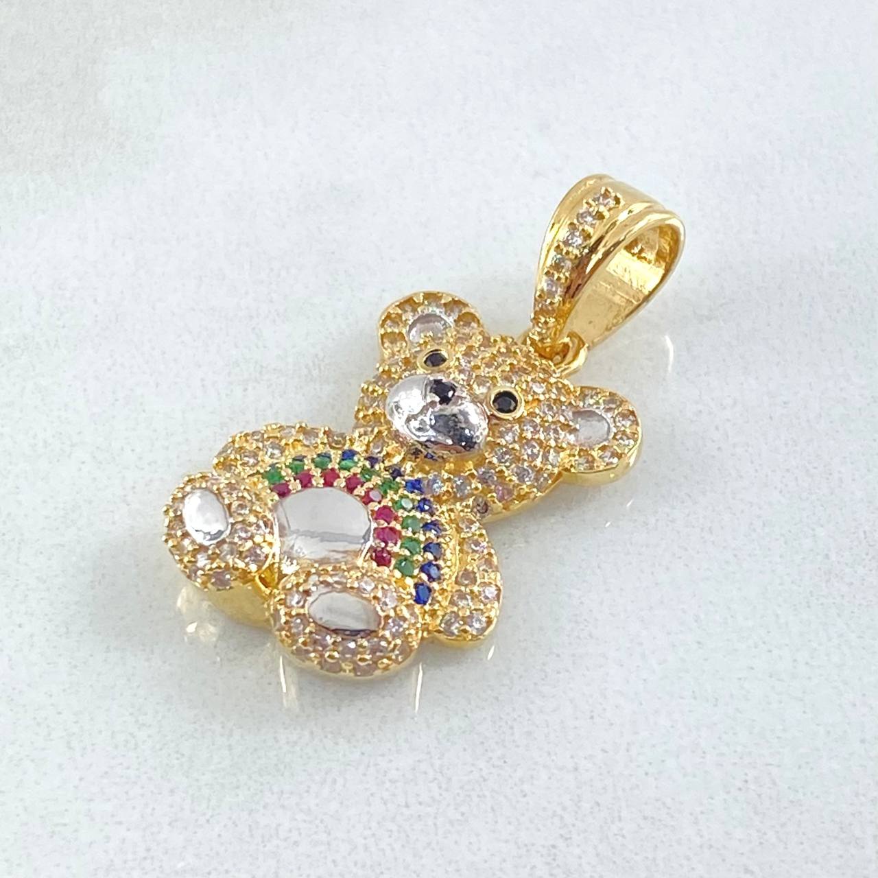 Rainbow Bear Pendant 4.9gr / 3cm / 18K Gold
