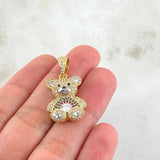 Rainbow Bear Pendant 4.9gr / 3cm / 18K Gold
