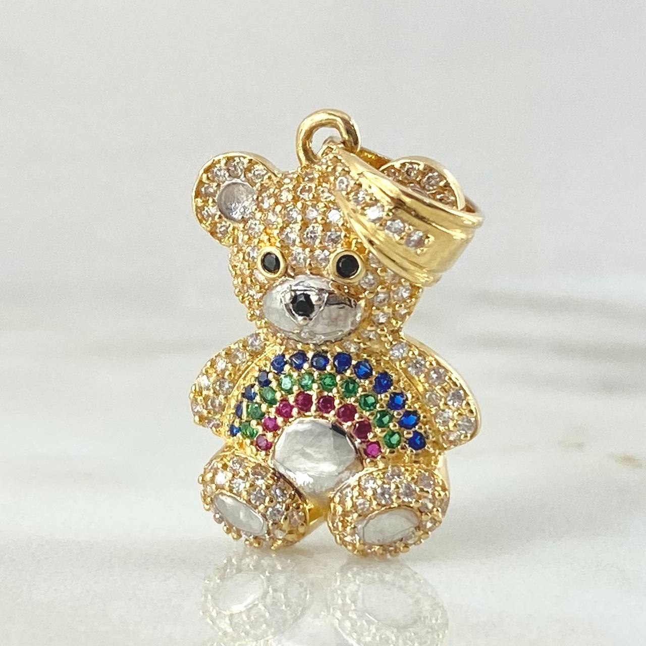 Rainbow Bear Pendant 4.9gr / 3cm / 18K Gold