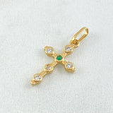 Bubble Cross Pendant 1.05gr / 2.5cm / 18K Gold