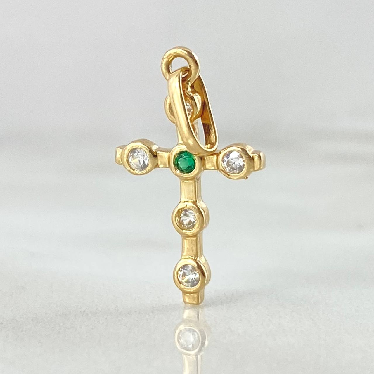 Bubble Cross Pendant 1.05gr / 2.5cm / 18K Gold