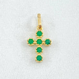 Pendant Dense Cross 0.65gr / 1.8cm / 18K Gold