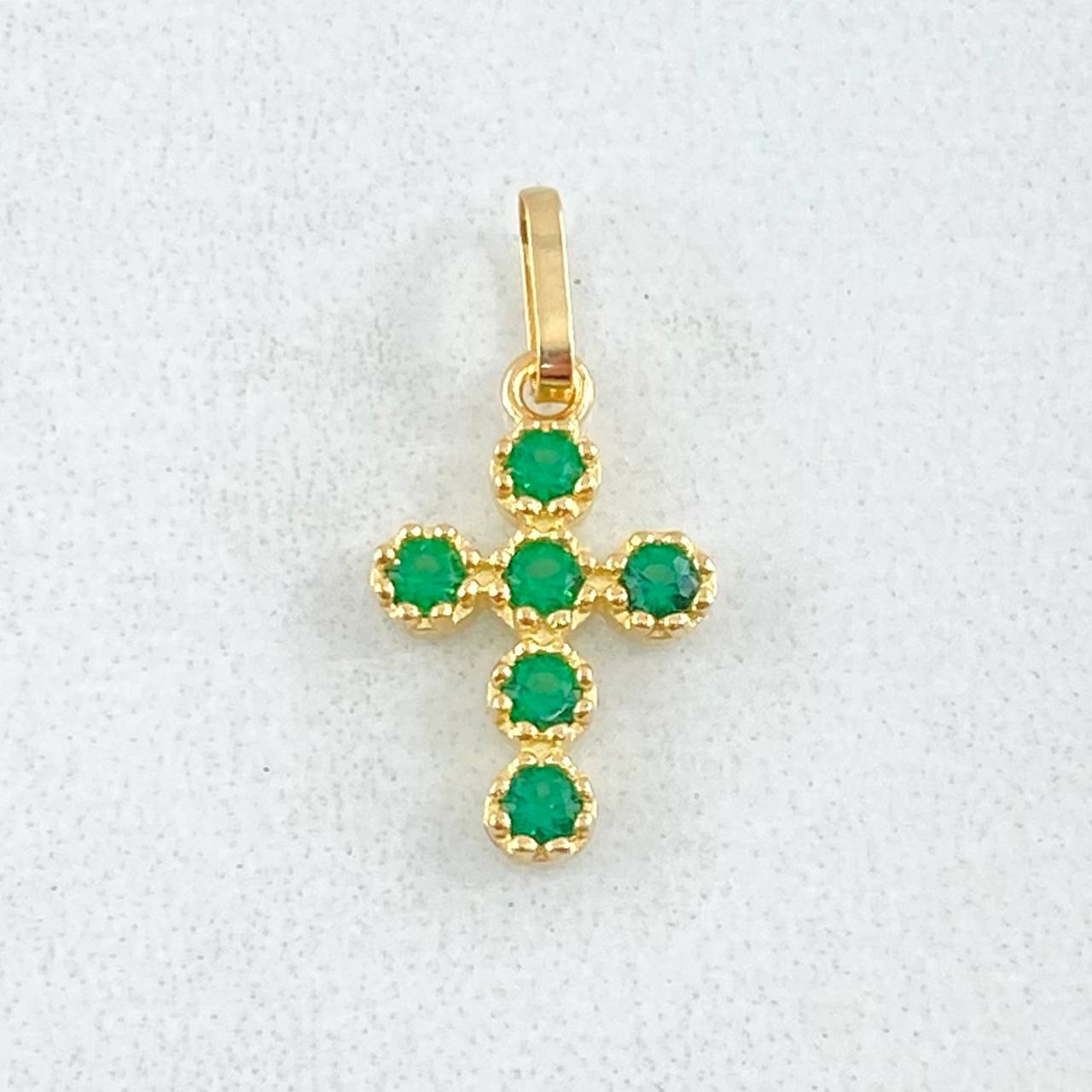 Pendant Cross Dense 0.6gr / 1.8cm / 18K Gold