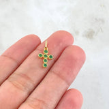Pendant Cross Dense 0.6gr / 1.8cm / 18K Gold