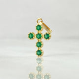 Pendant Dense Cross 0.65gr / 1.8cm / 18K Gold