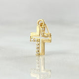 Cross Pendant 0.35gr / 1.6cm / 18K Gold