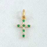 Pendant Cross Dense 0.65gr / 2cm / 18K Gold