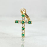 Pendant Dense Cross 0.6gr / 2cm / 18K Gold