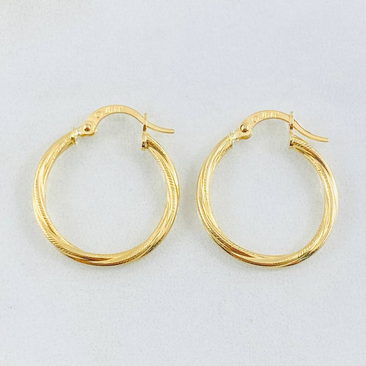 Candongas Lola 1.3gr / 3/4 in / Oro Amarillo 18K