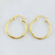 Candongas Lui 1.25gr / 1 in / Oro Amarillo 18K