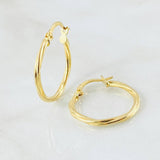 Candongas Lui 1.3gr / 1 in / Oro Amarillo 18K