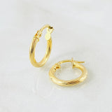 Candongas Lore 1gr / 1/2 in / Oro Amarillo 18K