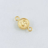 Herraje Letra S 0.45gr / 1/2 in / Oro Amarillo 18K