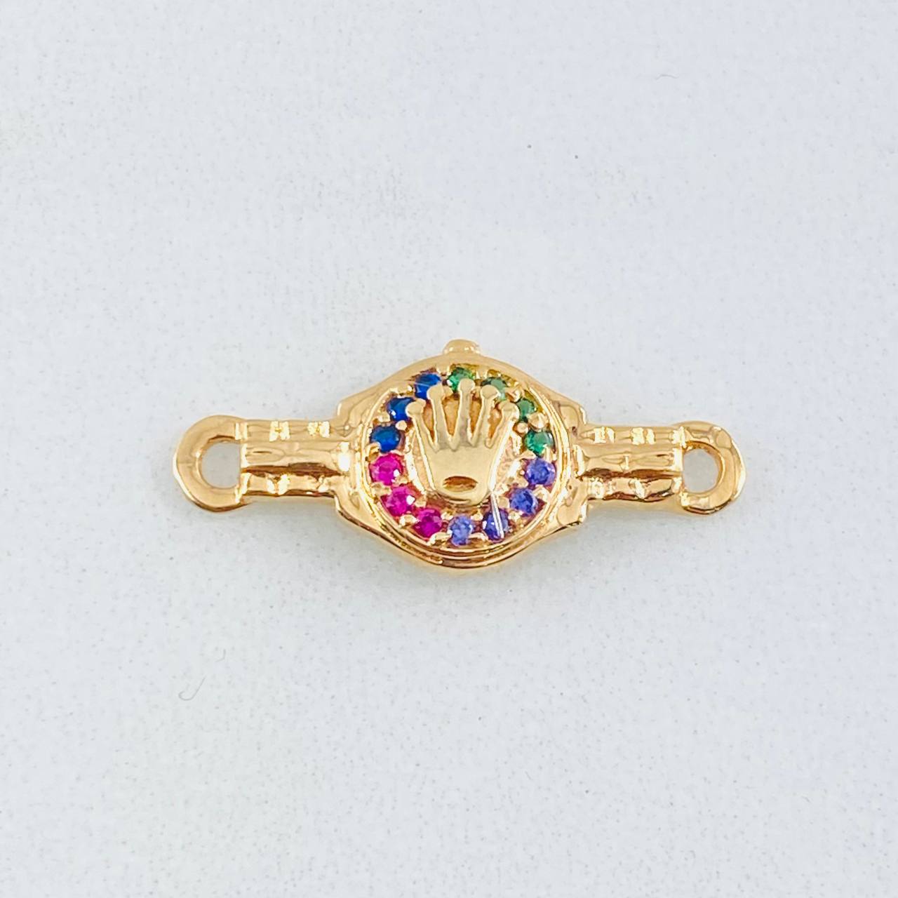 Herraje Correa Corona 1.2gr / 3/4 in / Oro Amarillo 18K