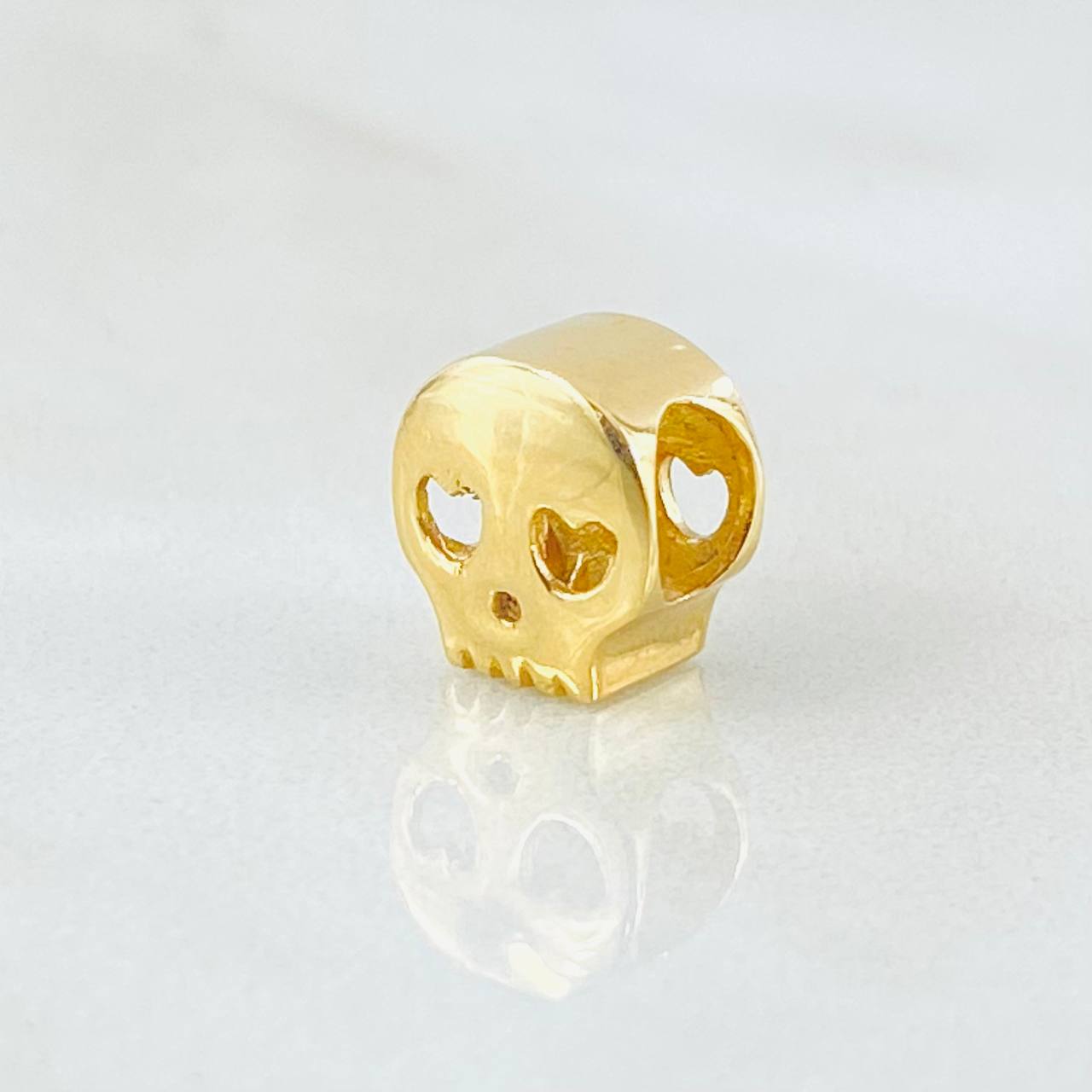 Herraje Calavera 1.55gr / 8mm Oro Amarillo 18K