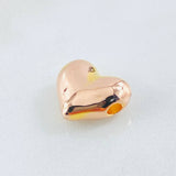 Herraje Corazon 0.65gr / 1/2 in / Oro Rosa 18K
