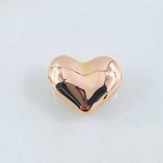 Herraje Corazon 0.65gr / 1/2 in / Oro Rosa 18K