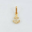 Dije Ancla 0.65gr / 3/4 in / Oro Amarillo 18K