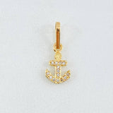 Dije Ancla 0.65gr / 3/4 in / Oro Amarillo 18K