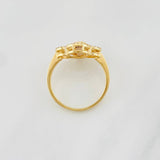 Clover Ring 3.85g / T8 Three Golds 18K