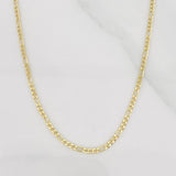 Cadena Figaro 1.35g / 45cm / 1.49mm Oro Amarillo 18K