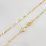 Cadena Figaro 1.35g / 45cm / 1.49mm Oro Amarillo 18K