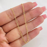 Cadena Figaro 1.35g / 45cm / 1.49mm Oro Amarillo 18K
