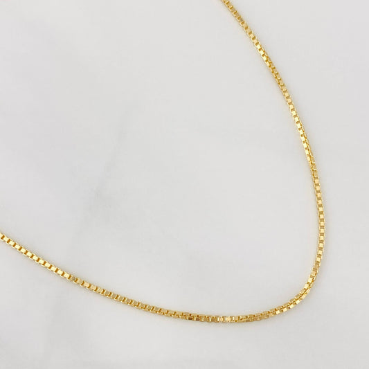 Cadena Veneciana 3.4g / 18 in / 1.03mm Oro Amarillo 18K