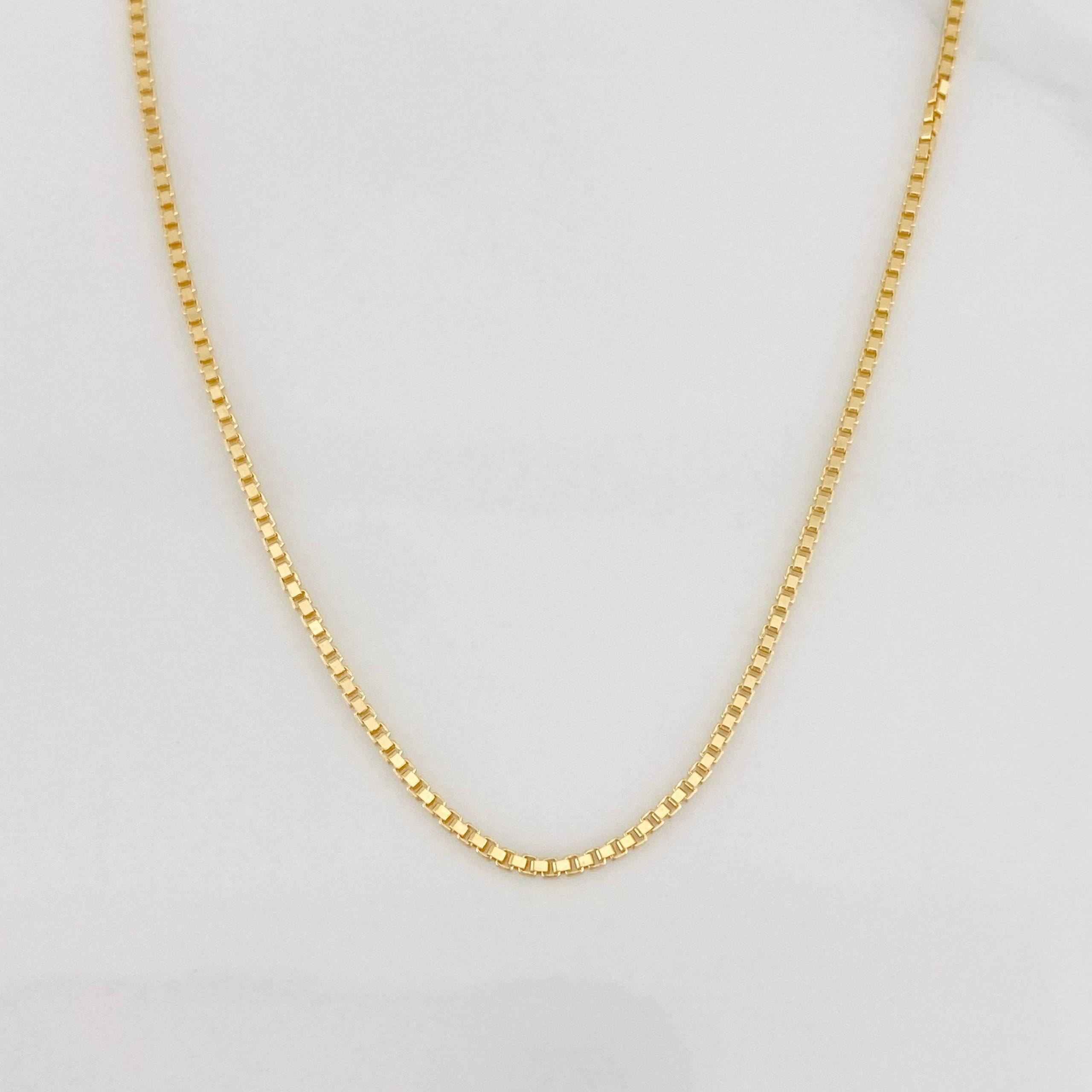 Venetian Chain 3.4g / 18 in / 1.03mm 18K Yellow Gold