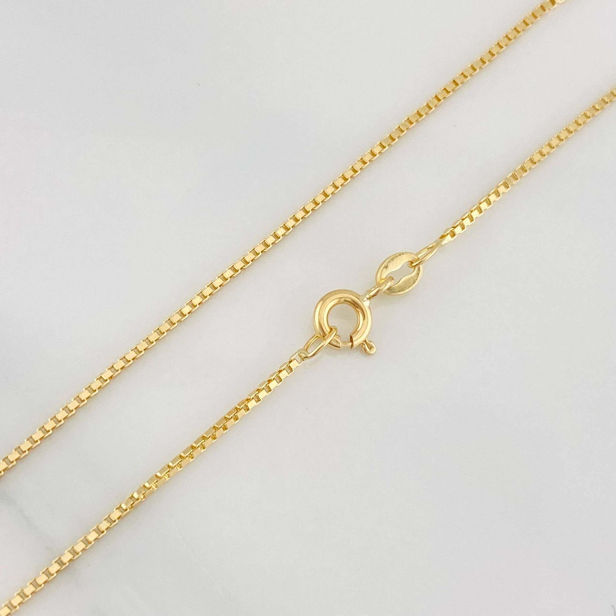 Venetian Chain 3.4g / 18 in / 1.03mm 18K Yellow Gold