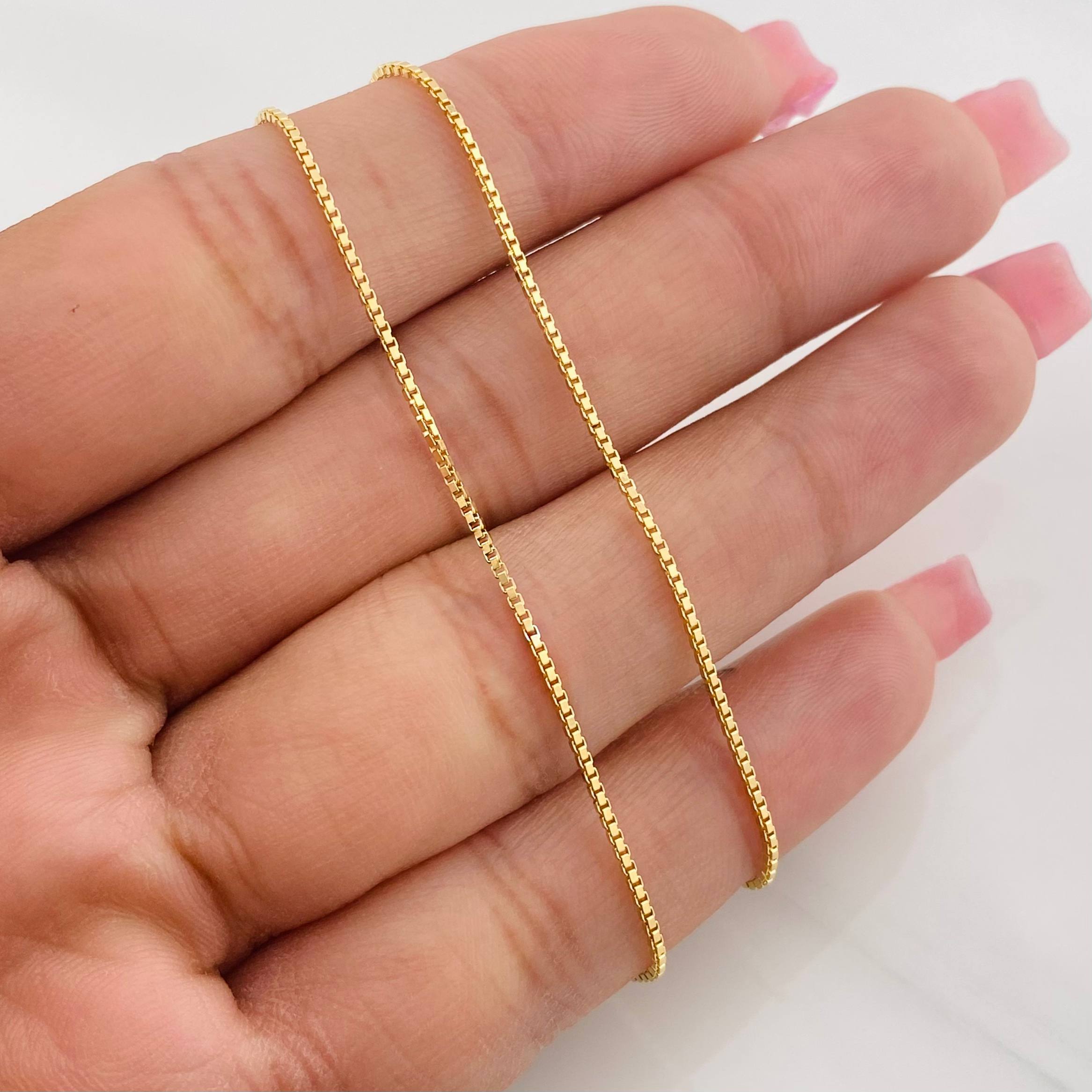 Venetian Chain 3.4g / 18 in / 1.03mm 18K Yellow Gold