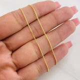 Venetian Chain 3.4g / 18 in / 1.03mm 18K Yellow Gold