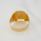 Heart Signet Ring 3.7g / T9 3/4 Yellow Gold 18K