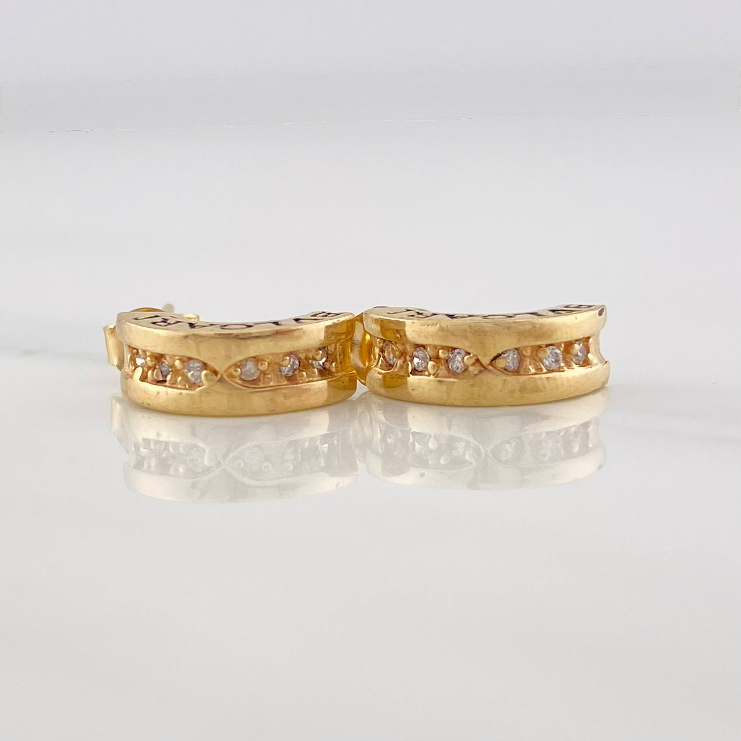 Hoop Earrings Bv 3.1g / 1/2 in Yellow Gold 18K