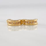 Hoop Earrings Bv 3.1g / 1/2 in Yellow Gold 18K