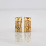 Hoop Earrings Bv 3.1g / 1/2 in Yellow Gold 18K